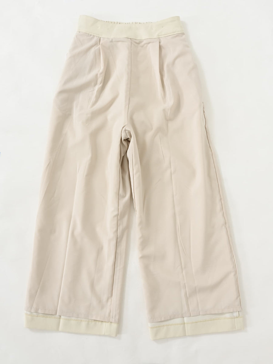 ウエストボタンマリンパンツ-short & regular　[通常]