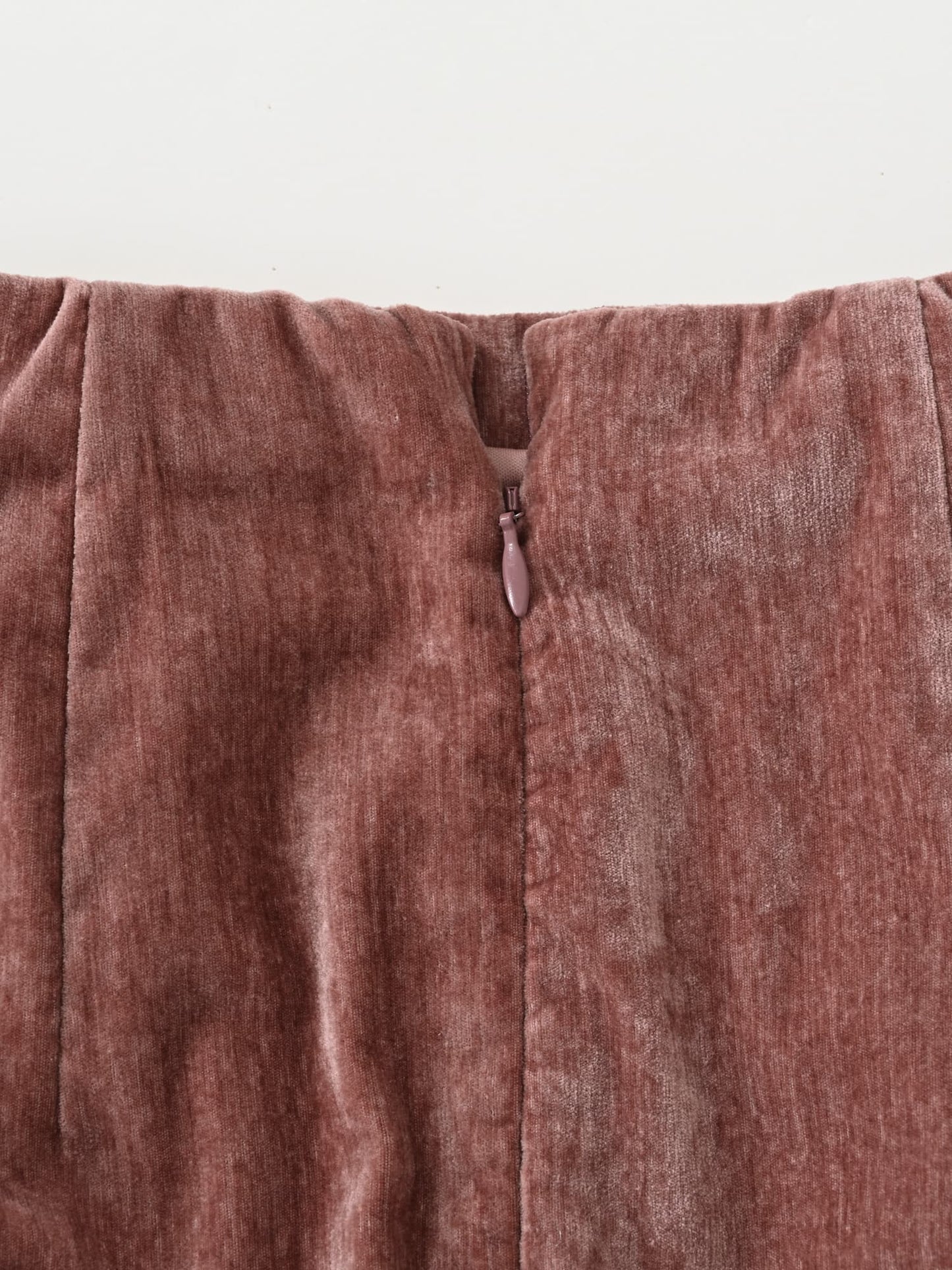 ＜sweetweb掲載＞パウダリーベロアIラインスカート-short & regular　[通常]