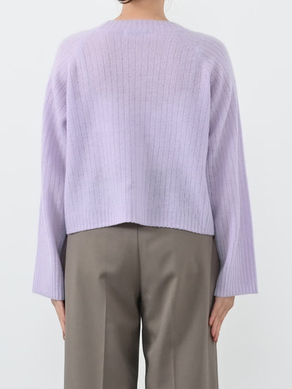 ウールボトルネックワイドリブニット　[通常]