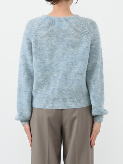 アルパカミックスパールカーディガン　[通常]