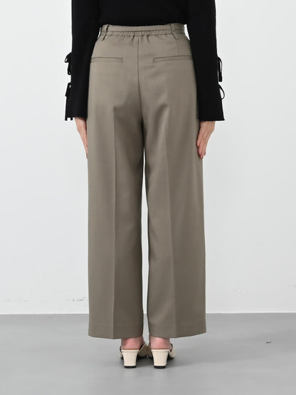 ナローベルトセミワイドパンツ-short & regular　[通常]