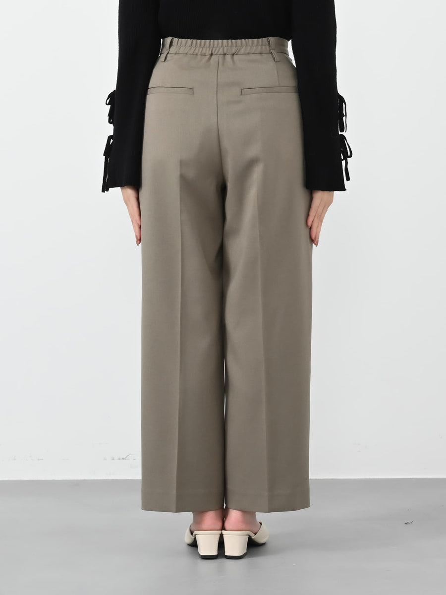 ナローベルトセミワイドパンツ-short & regular　[通常]