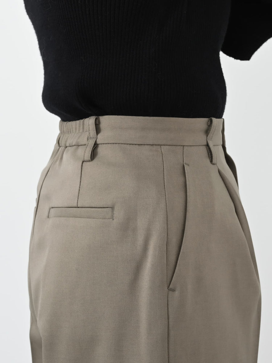 ナローベルトセミワイドパンツ-short & regular　[通常]