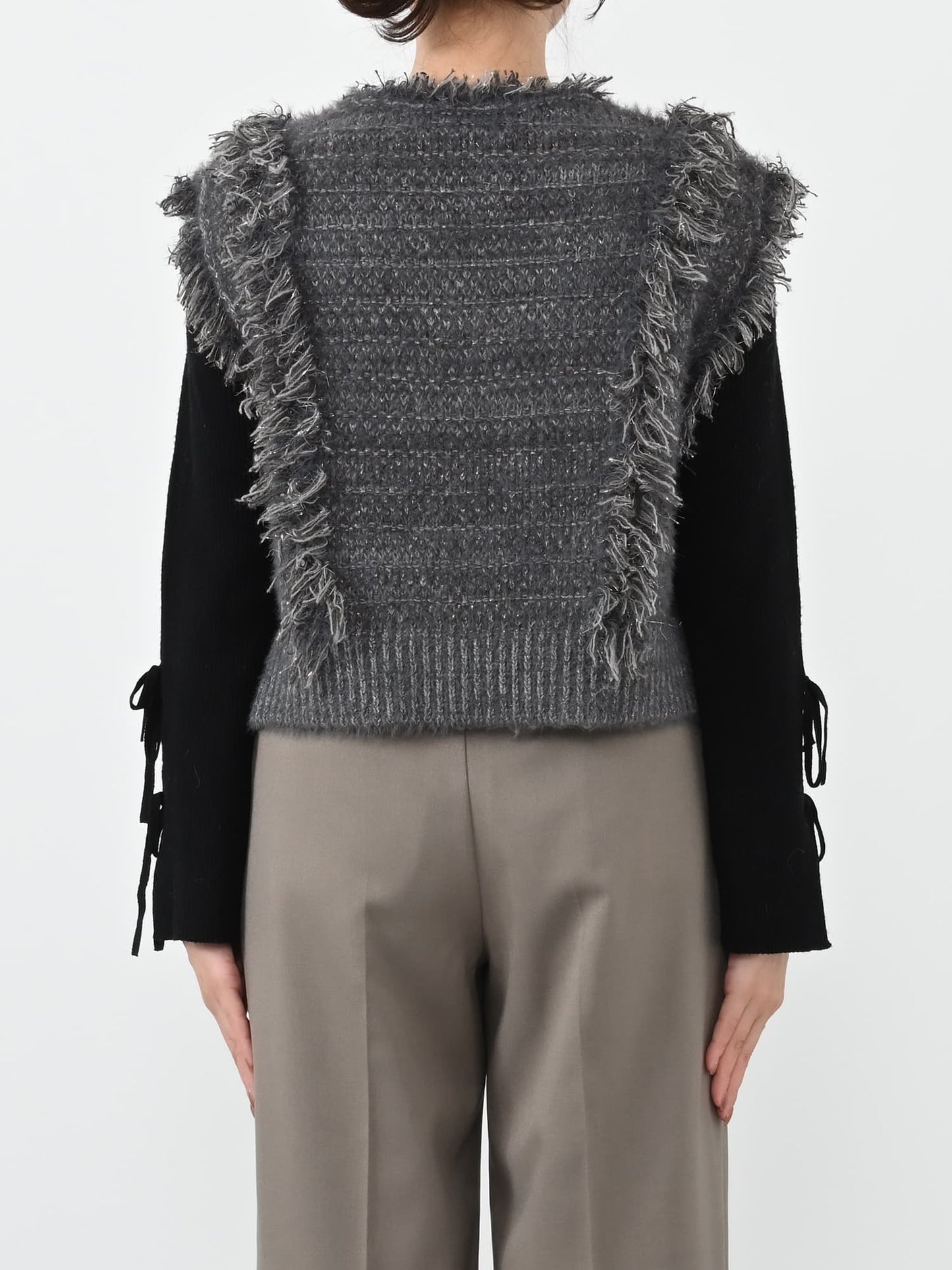 ラメミックスフリンジベスト　[通常]