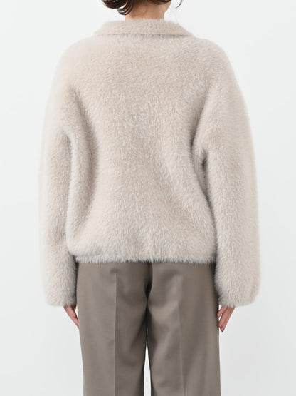 ダブルフェイスフェザージップブルゾン　[通常]