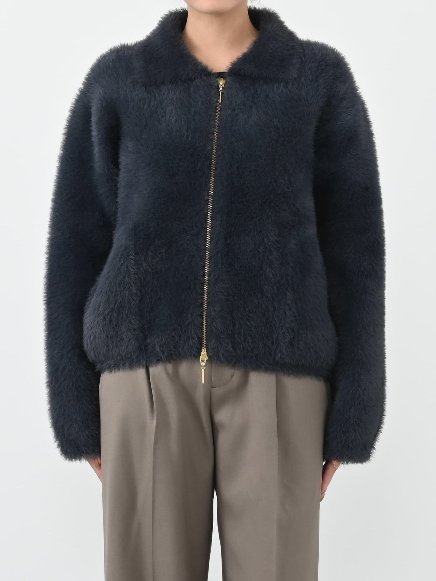 ※こちらが実物のカラーに一番お色味が近くなっております。（ネイビー）<br>149cm | B:77 W:60 H:83 股下:68.5 | ワンサイズ着用