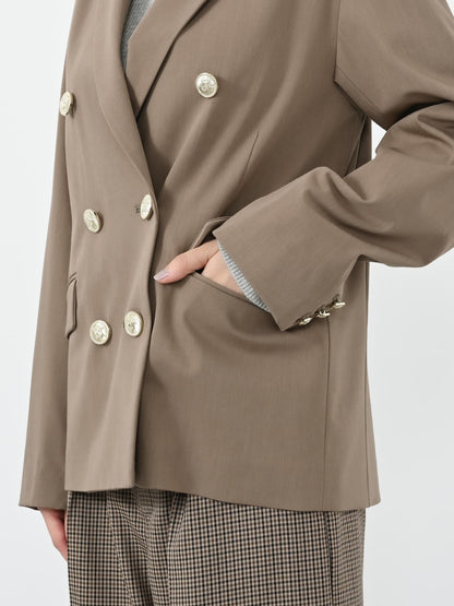 ゴールドボタンダブルジャケット　[通常]