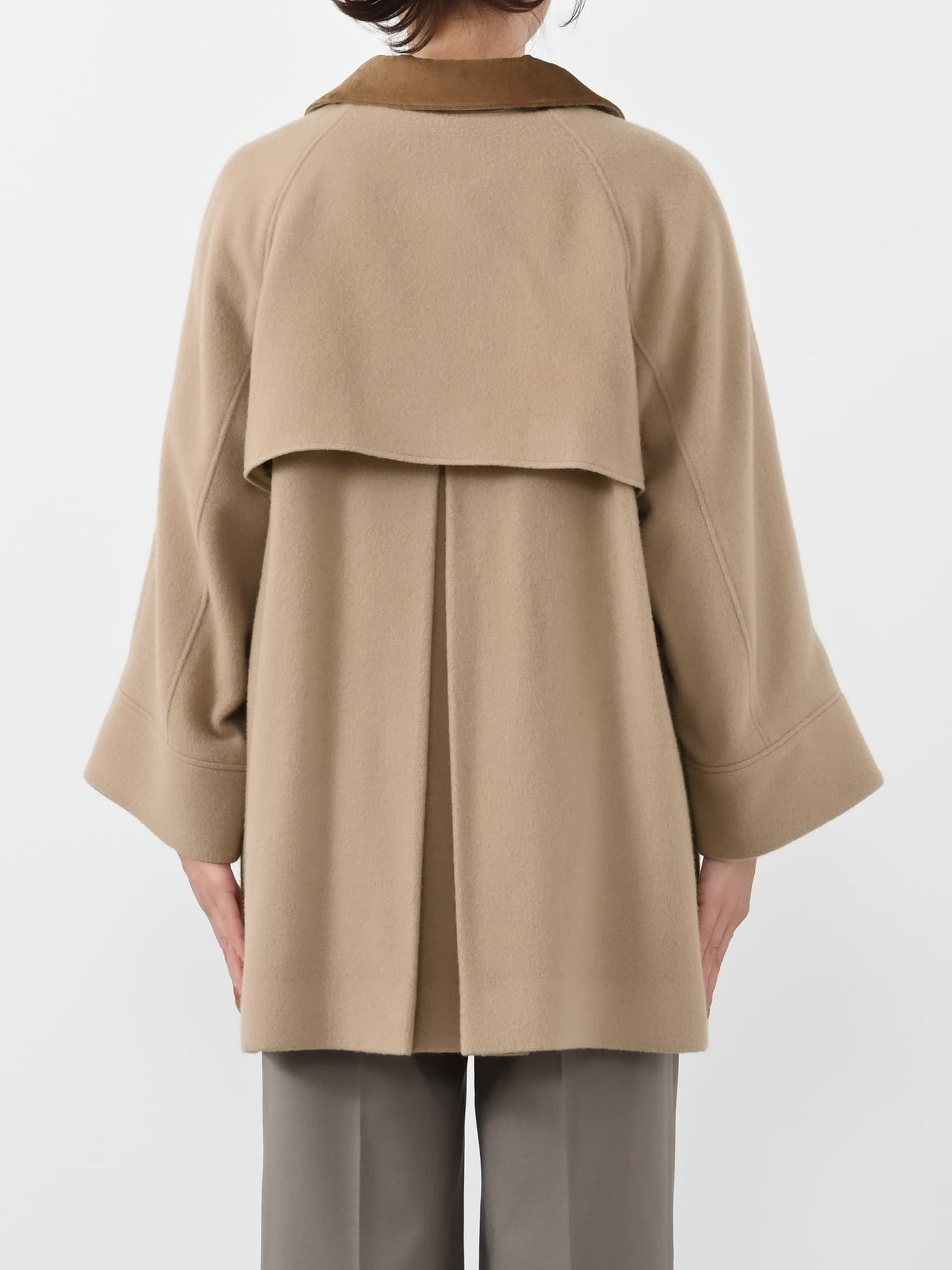 ＜sweetweb掲載＞2wayカラーゴールドボタンミドルコート　[通常]