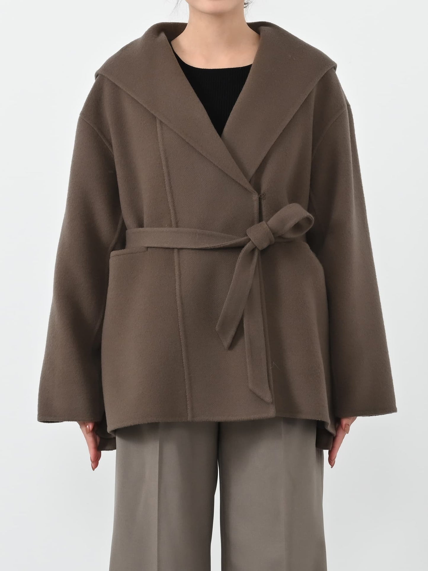 ※こちらが実物のカラーに一番お色味が近くなっております。（グレージュ）<br>149cm | B:77 W:60 H:83 股下:68.5 | ワンサイズ着用