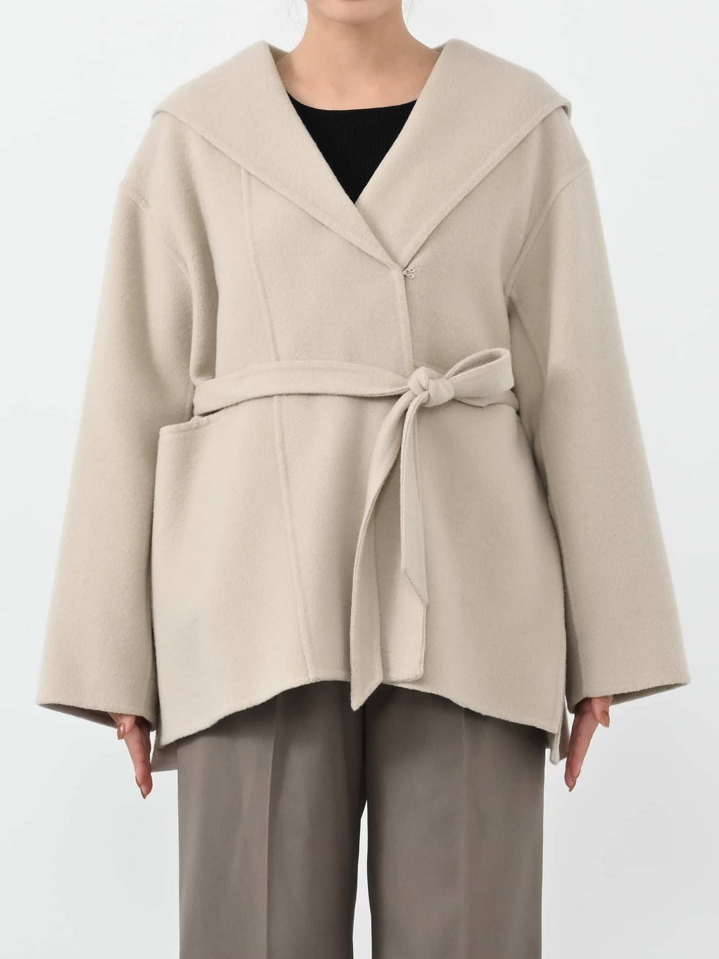 ※こちらが実物のカラーに一番お色味が近くなっております。（ライトベージュ）<br>149cm | B:77 W:60 H:83 股下:68.5 | ワンサイズ着用