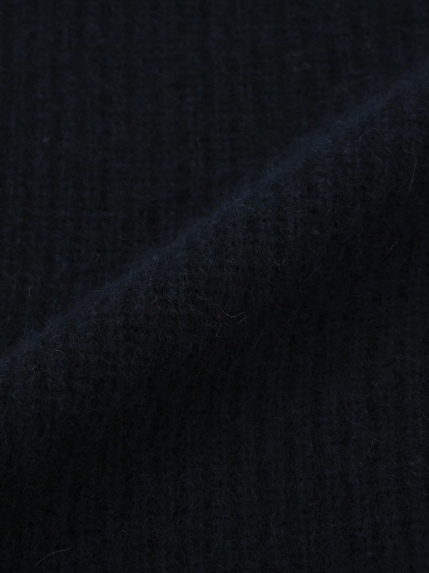 フォックスアンゴラVネックパターン柄ニット　[通常]