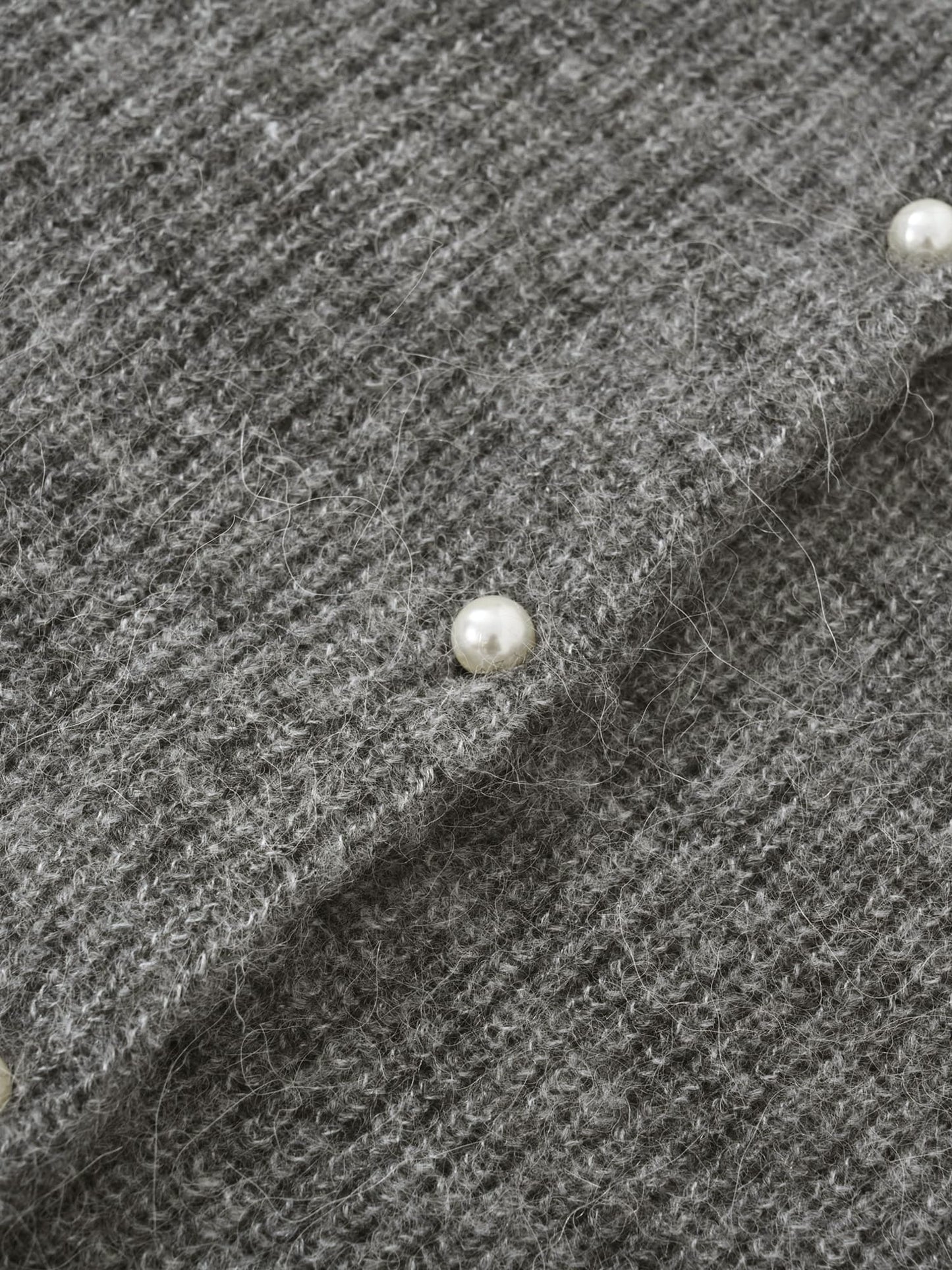 アルパカミックスパールカーディガン　[通常]