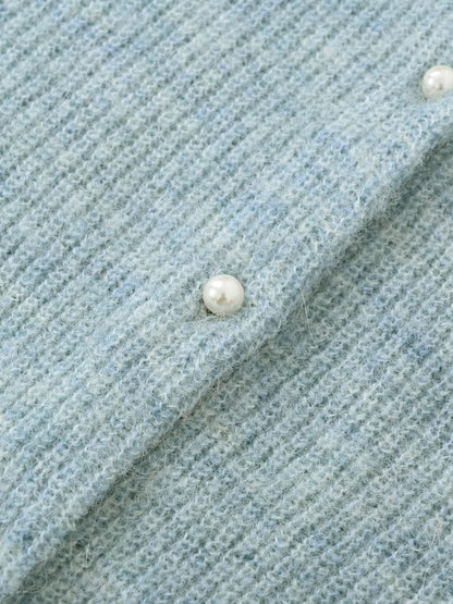 アルパカミックスパールカーディガン　[通常]