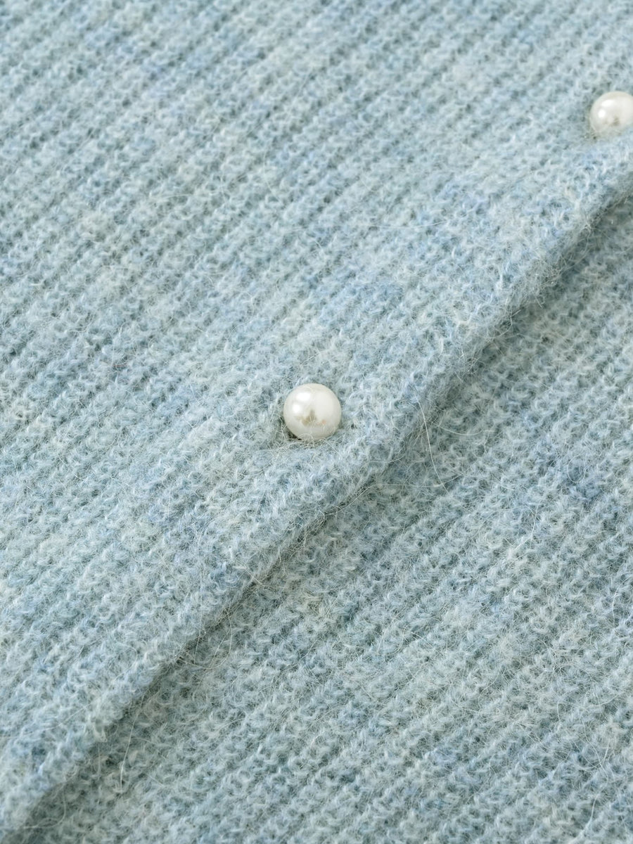 アルパカミックスパールカーディガン　[通常]