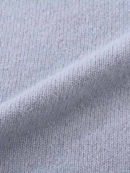 フォックスアンゴラ2wayネックニット　[通常]