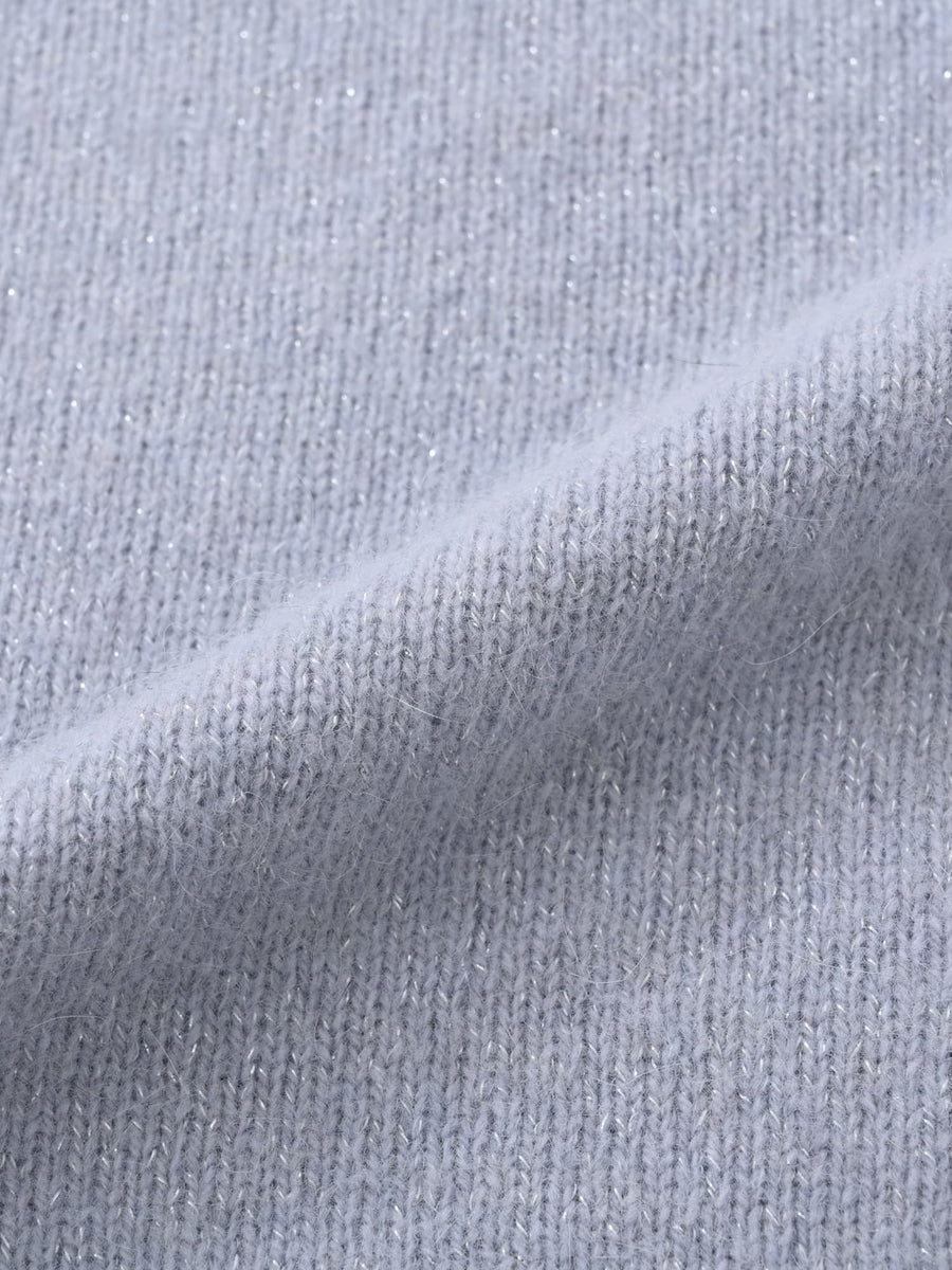 フォックスアンゴラ2wayネックニット　[通常]