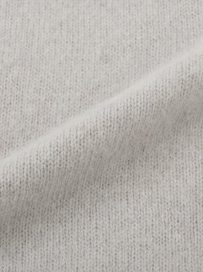 フォックスアンゴラ2wayネックニット　[通常]