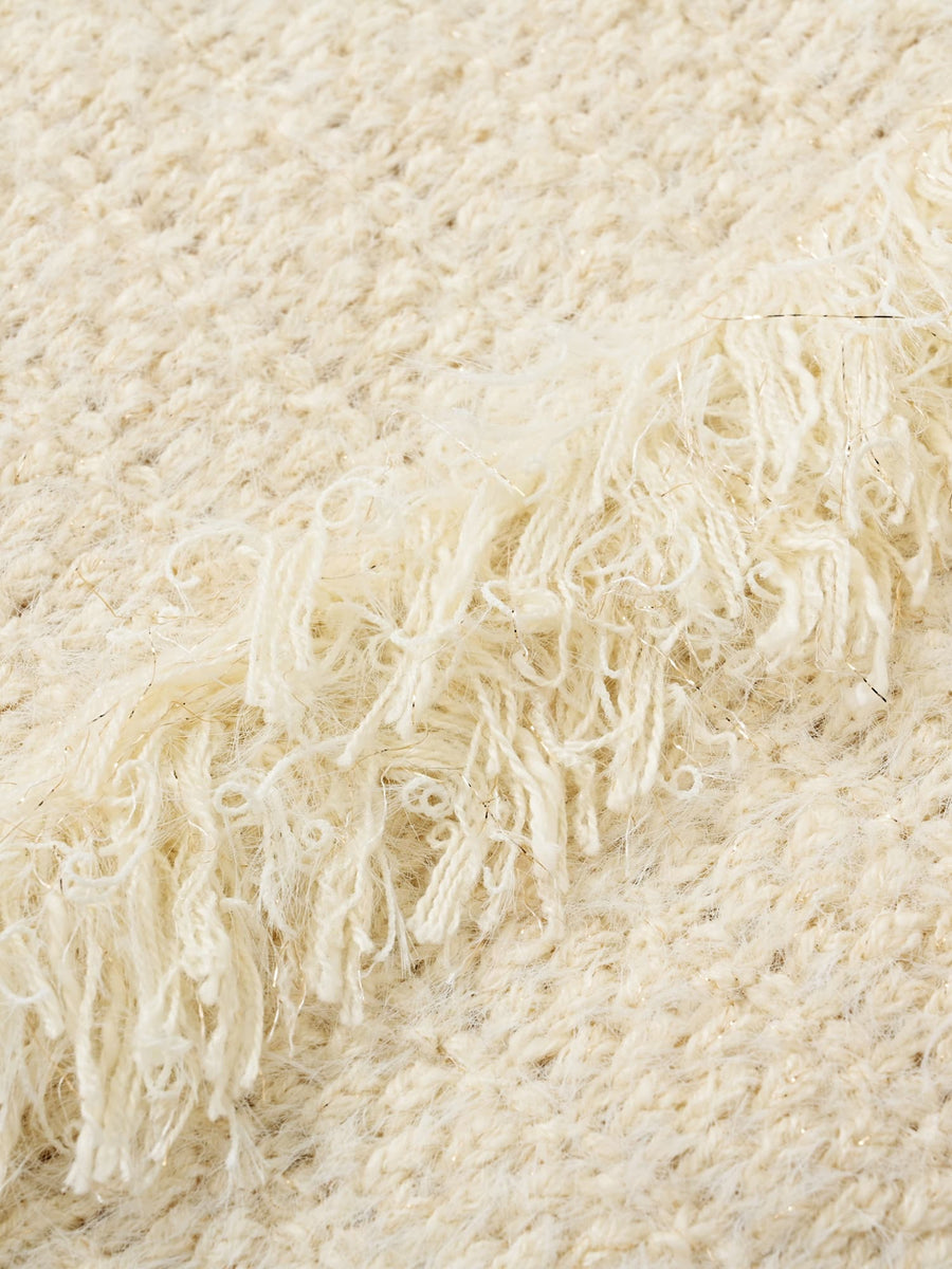 ラメミックスフリンジベスト　[通常]