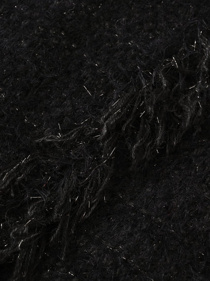 ラメミックスフリンジベスト　[通常]