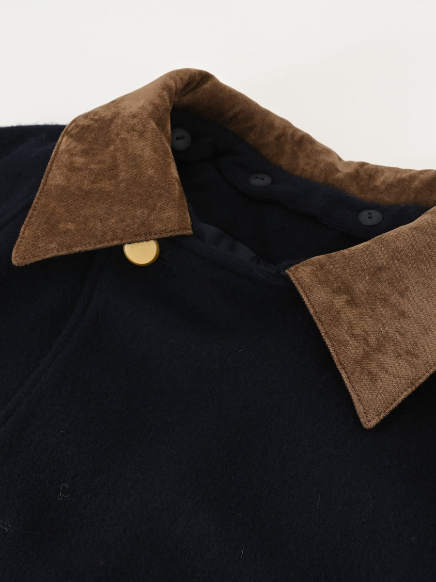 ＜sweetweb掲載＞2wayカラーゴールドボタンミドルコート　[通常]