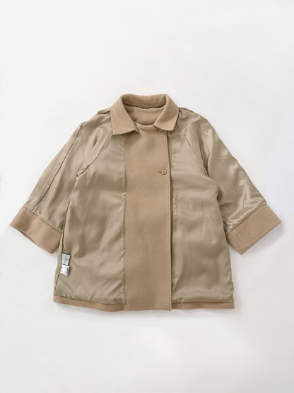 ＜sweetweb掲載＞2wayカラーゴールドボタンミドルコート　[通常]