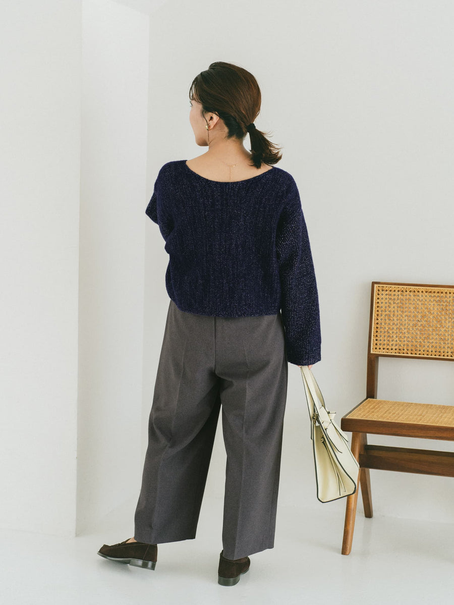 ツータックカーブパンツ-short & regular　[通常]