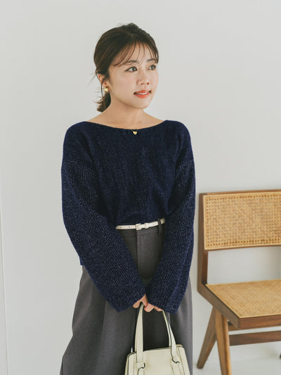 ワンサイズ / ネイビーラメ