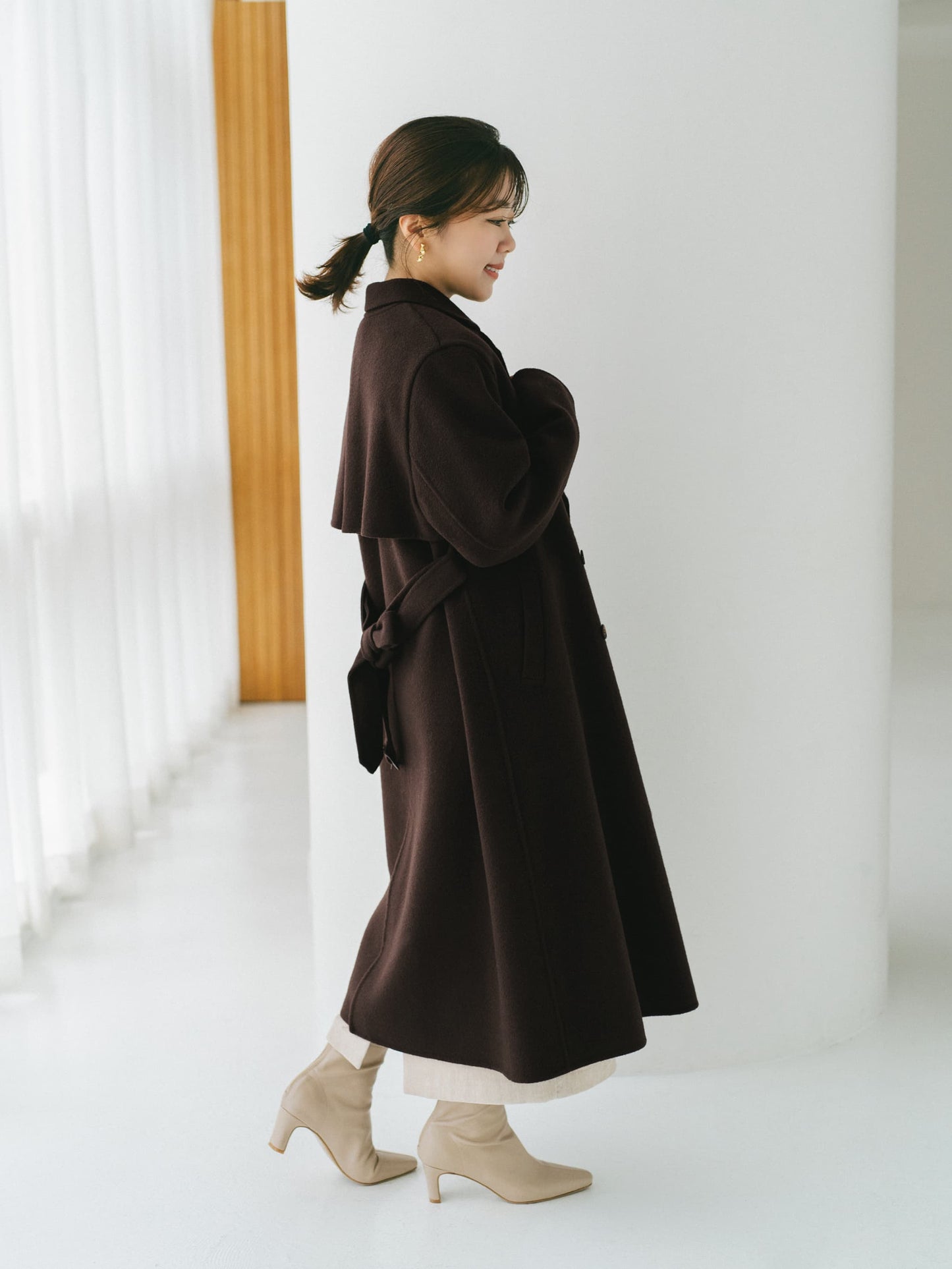 ウールリバートレンチコート-short & regular　[通常]