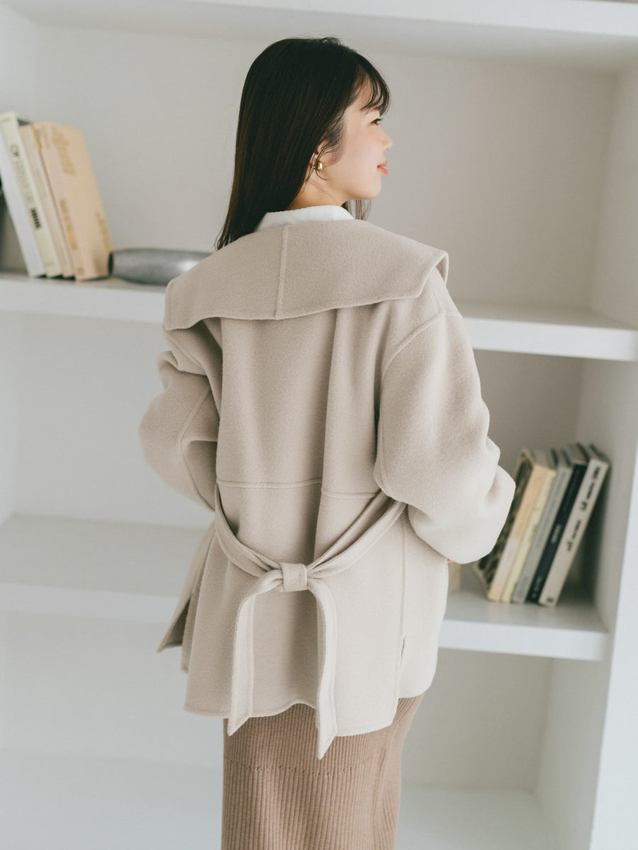 ＜sweetweb掲載＞ウールリバーミドルコート　[通常]