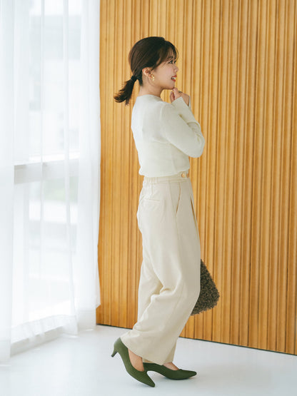 ウエストボタンマリンパンツ-short & regular　[通常]