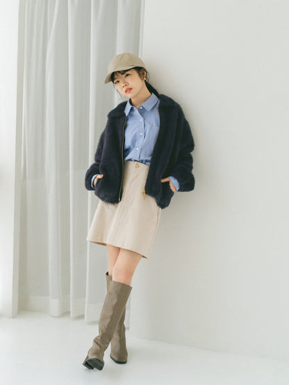 148cm | B:72 W:61 H:88 股下:68 | XS着用