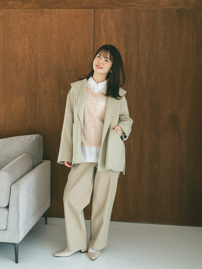 ＜sweetweb掲載＞ウールリバーミドルコート　[通常]