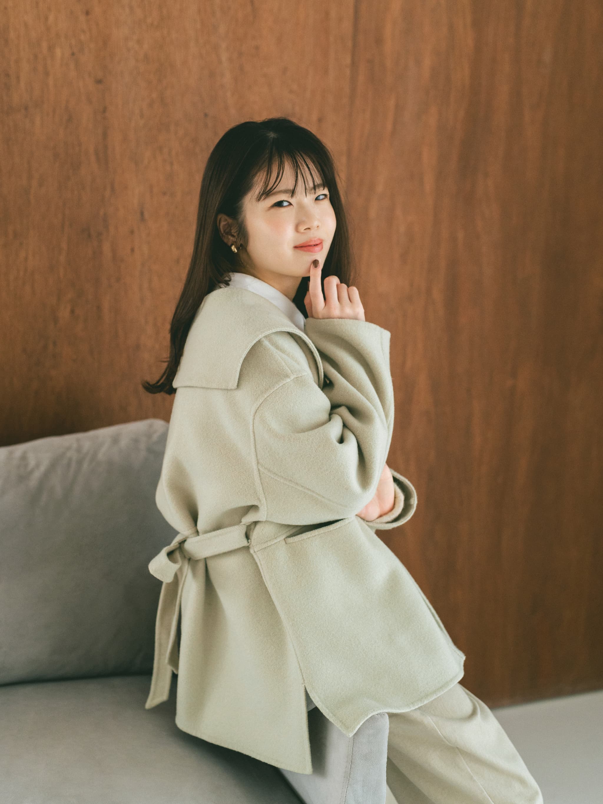 ウールリバーミドルコート | 小柄・低身長女性向けファッション通販