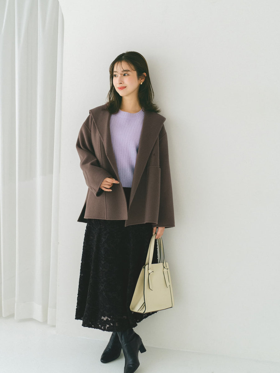 ＜sweetweb掲載＞ウールリバーミドルコート　[通常]