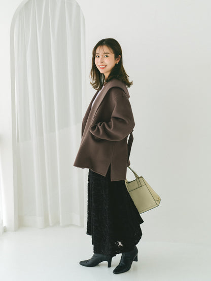 ＜sweetweb掲載＞ウールリバーミドルコート　[通常]