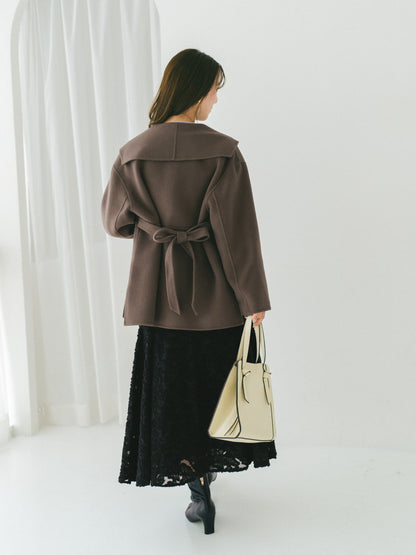 ＜sweetweb掲載＞ウールリバーミドルコート　[通常]