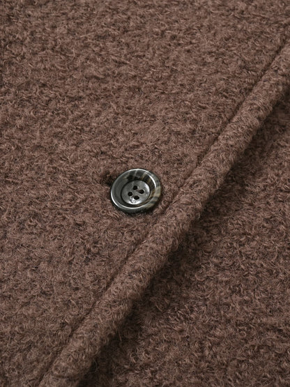 ウールループダブルコート　[通常]