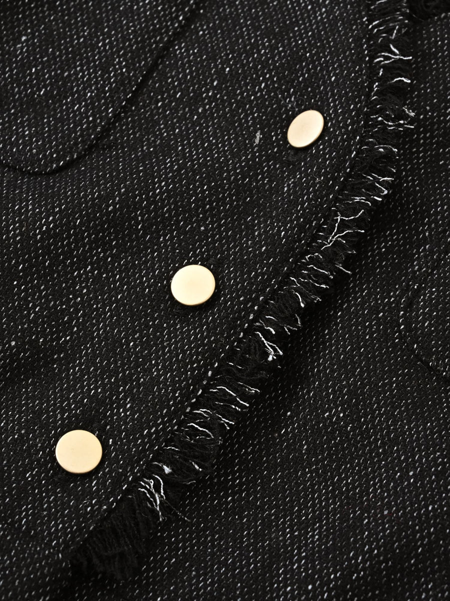 ウールツイードジャンパースカート-short & regular　[通常]