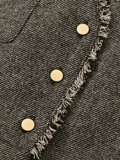 ウールツイードジャンパースカート-short & regular　[通常]