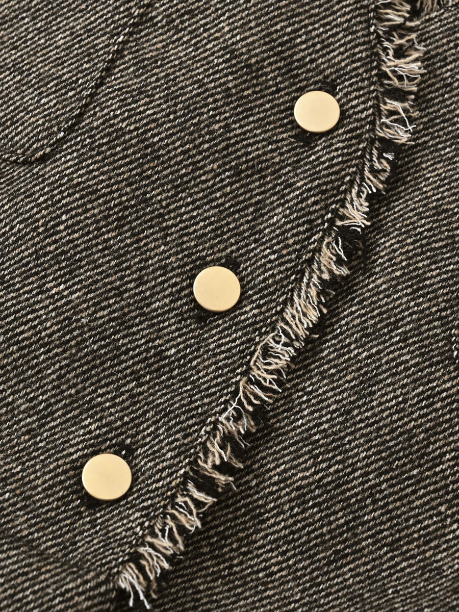 ウールツイードジャンパースカート-short & regular　[通常]