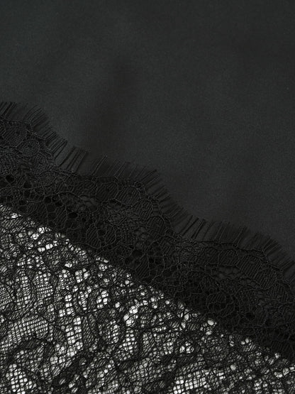 レースドッキングキャミセットワンピース　[通常]