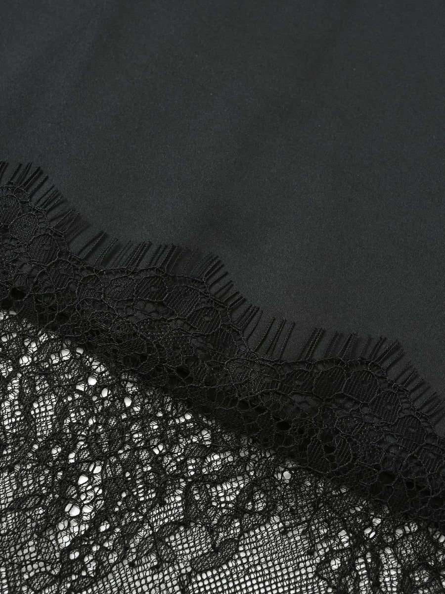 レースドッキングキャミセットワンピース　[通常]