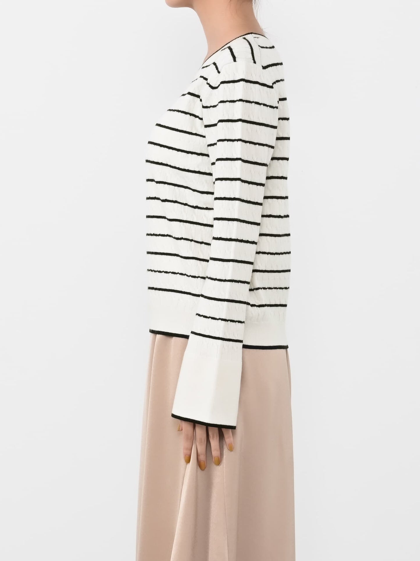 ミニケーブルリブニット　[通常]