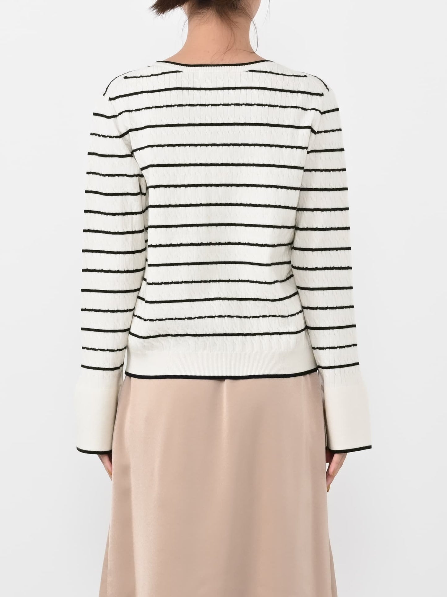 ミニケーブルリブニット　[通常]