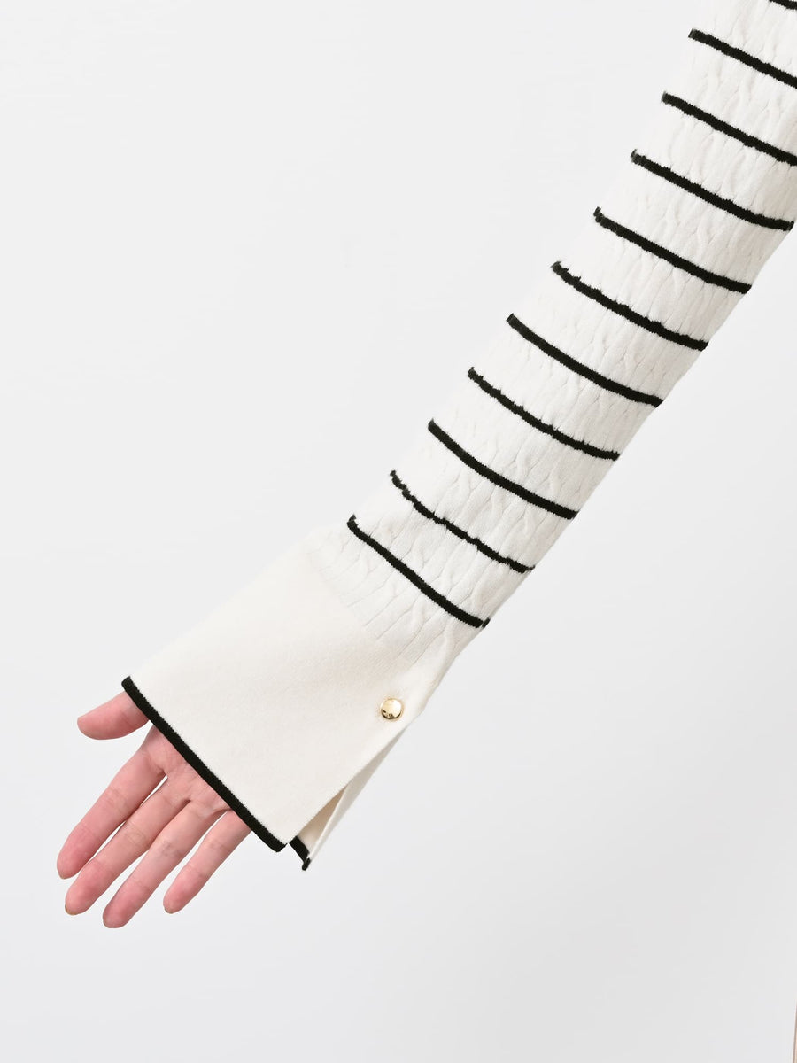 ミニケーブルリブニット　[通常]