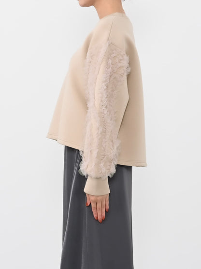 チュールスリーブダンボールトップス　[通常]