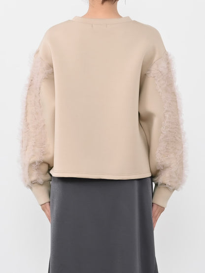 チュールスリーブダンボールトップス　[通常]