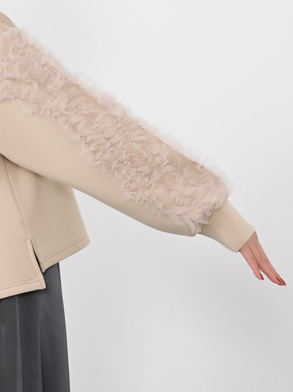 チュールスリーブダンボールトップス　[通常]