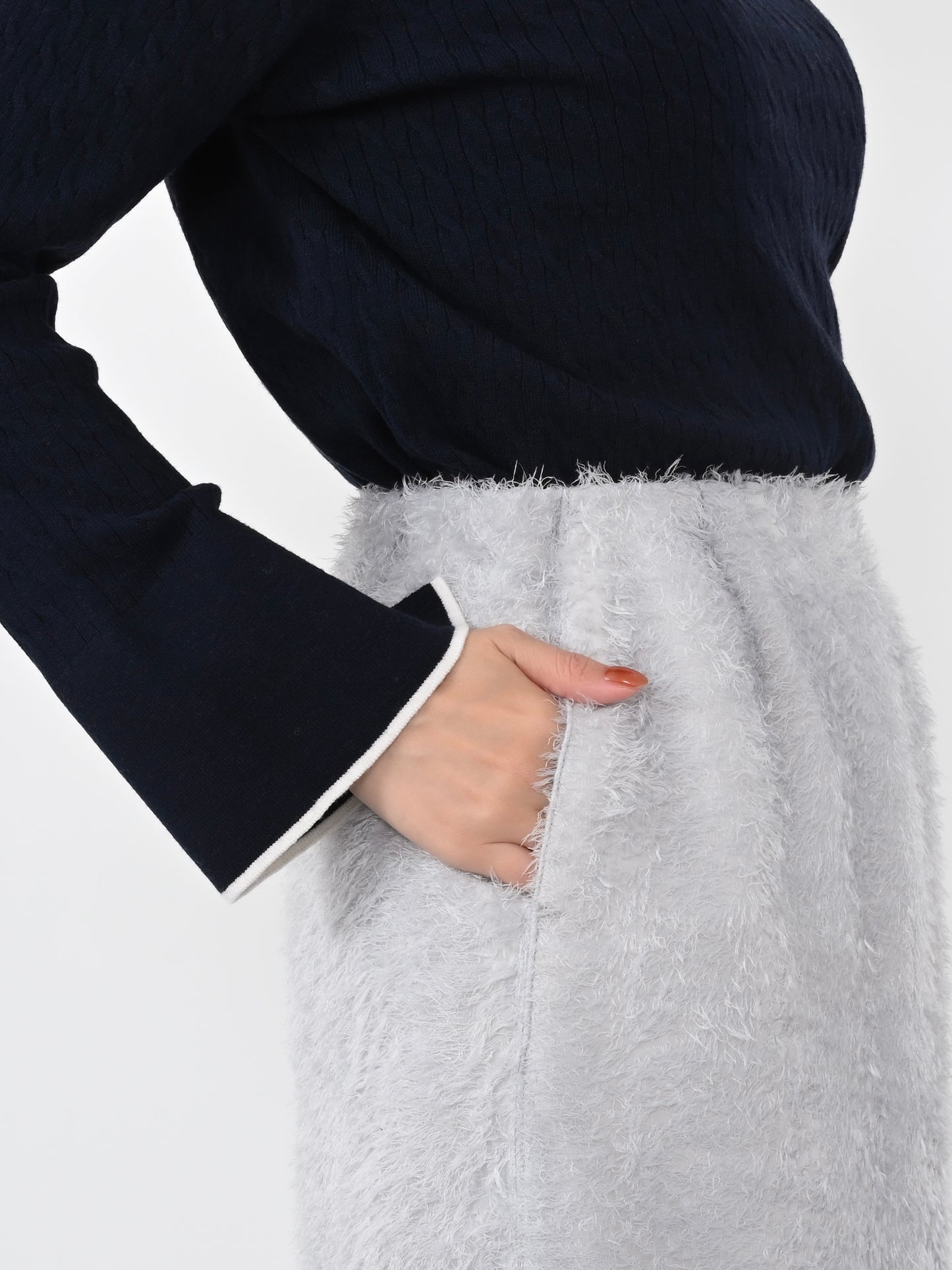 フェザージャカードIラインスカート-short & regular　[通常]