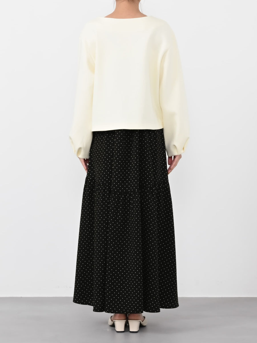 ダンボールトップスドットキャミワンピセット-short & regular　[通常]